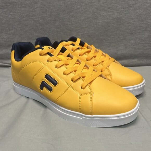 Fila Other - Fila Men’s Low Cut Charleston Casual Sneakers Size 10 Yellow Lace Up